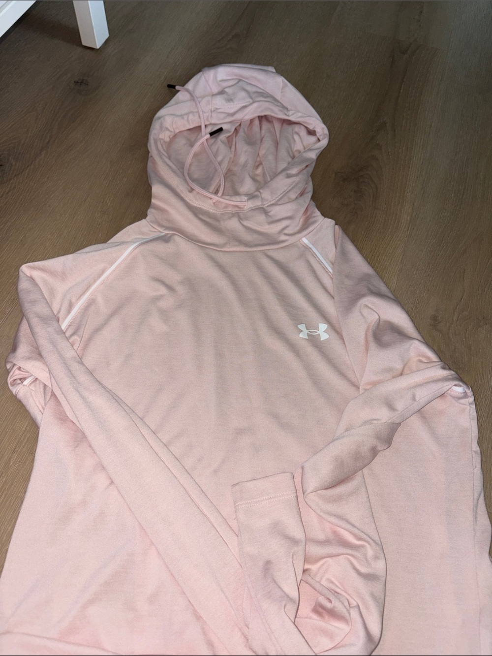 Under Armour Light Pink Hooded Performance Pullover